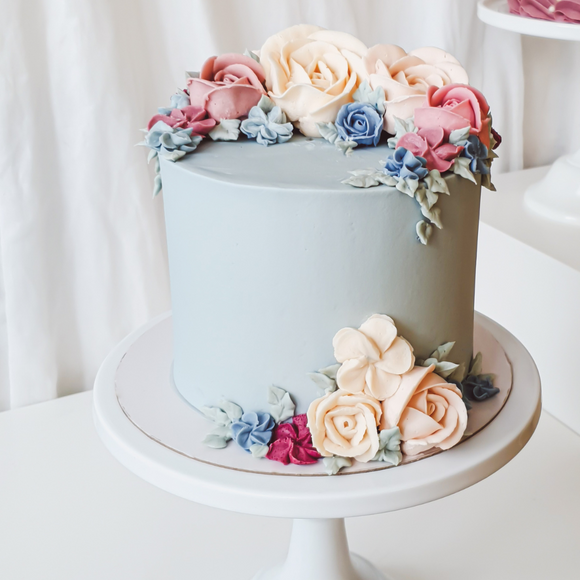 Buttercream Blooms | Buttercream Iced Cake