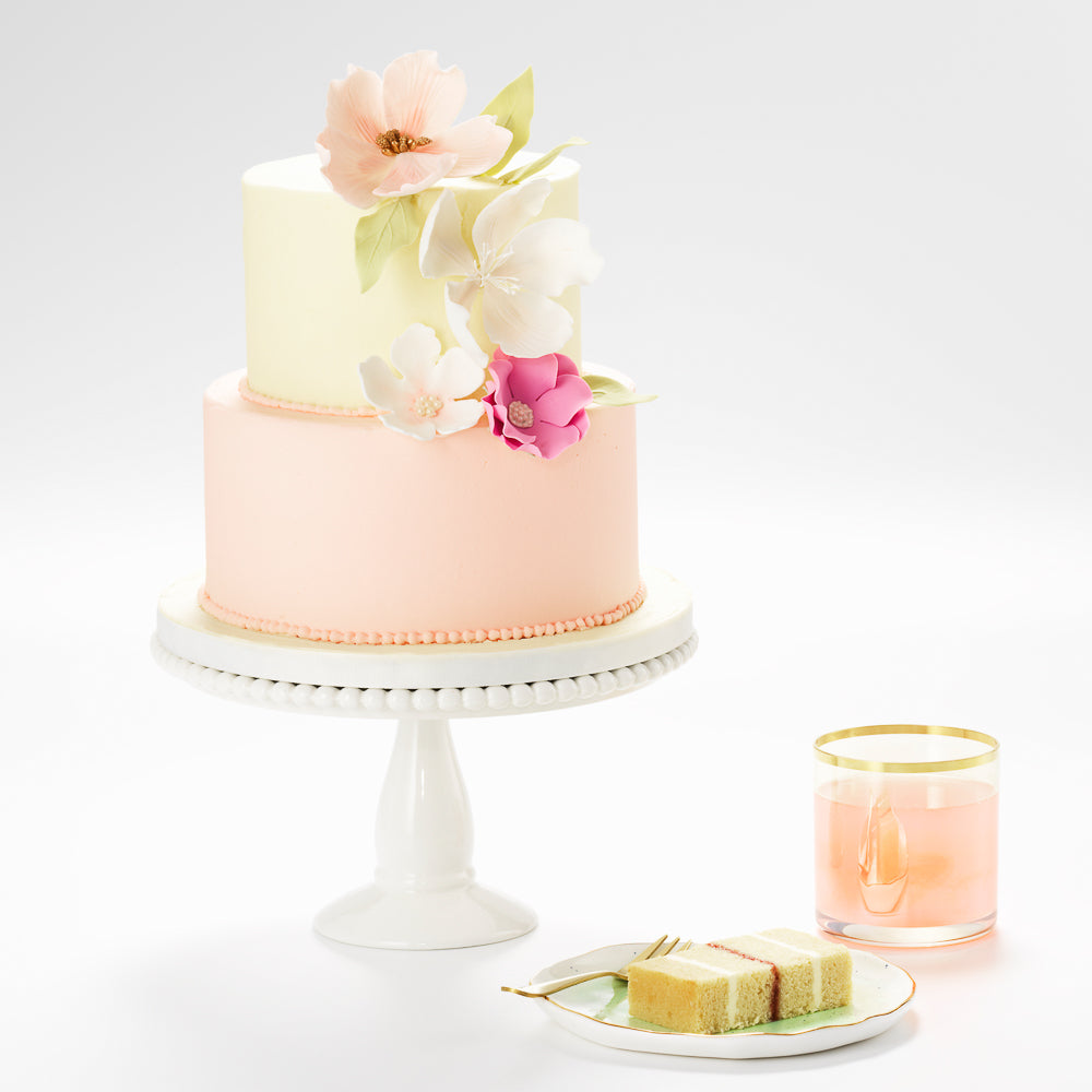 Wild Flowers  | Buttercream Iced Cake with Sugar Flowers
