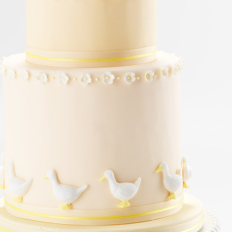 The Duck | Two Tier Fondant Iced Cake
