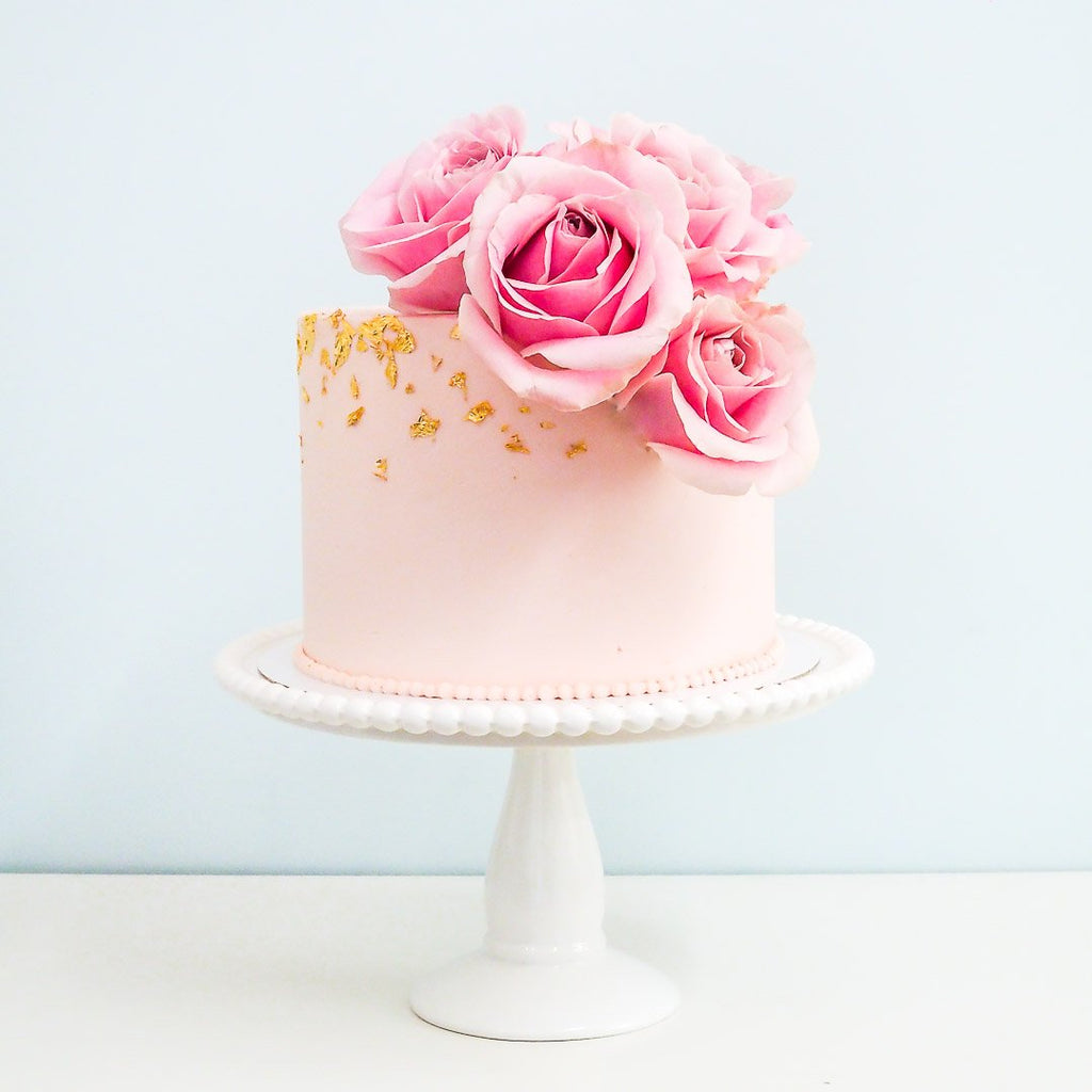 rose garden celebration cake