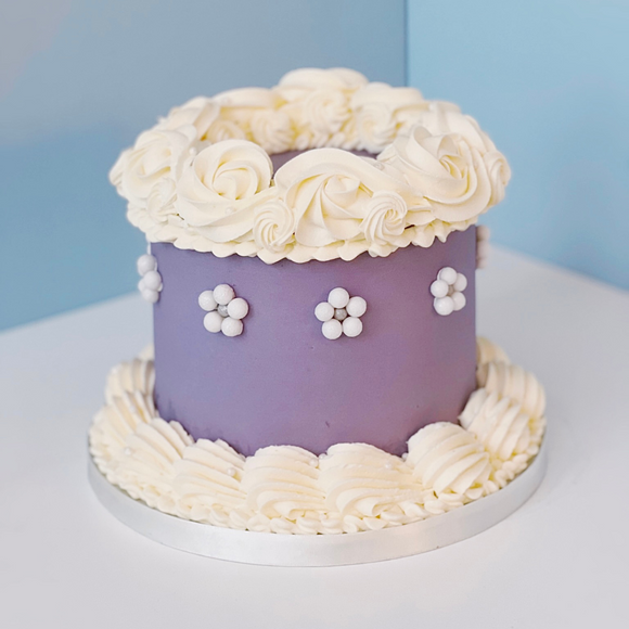 Flower Power | Buttercream Iced Cake