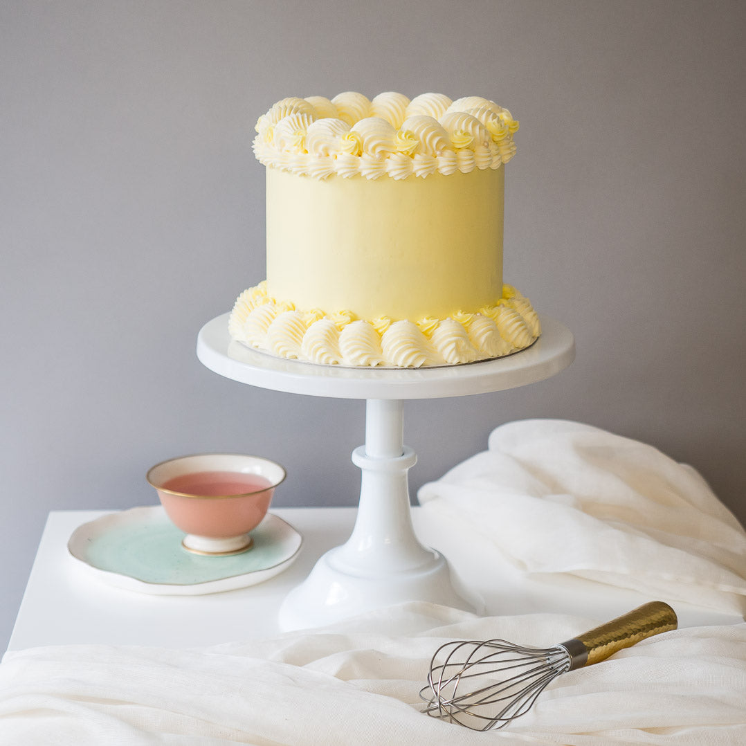 Pastel Dreams in Yellow | Buttercream Iced Cake - Confection by ...