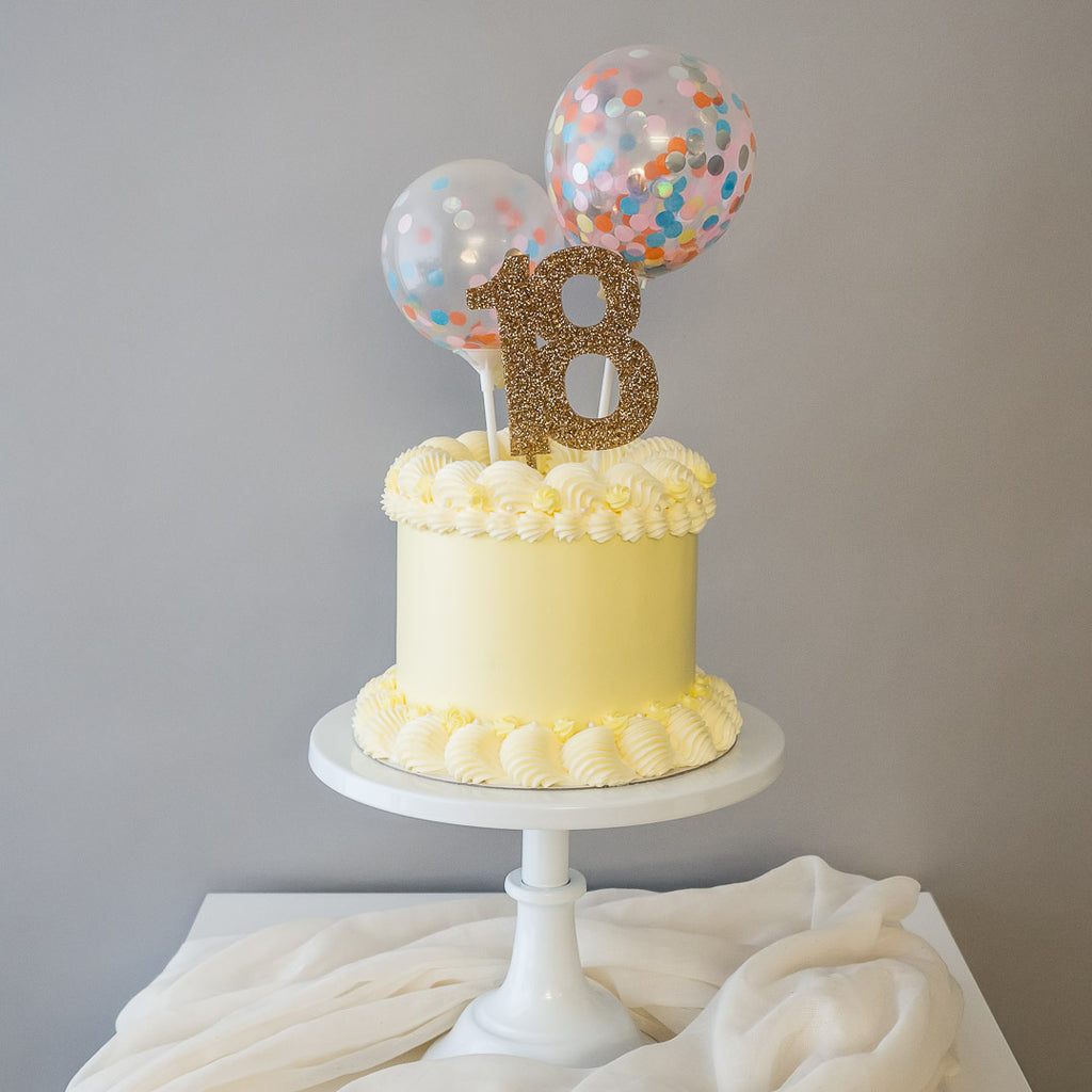 Pastel Dreams in Yellow | Buttercream Iced Cake